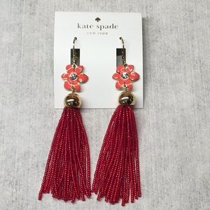 Kate Spade Coralmulti Lovely Lilies earrings